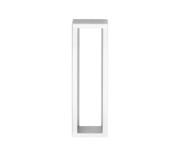 Square flush handle, self-adhesive, aluminium,  Height 180mm